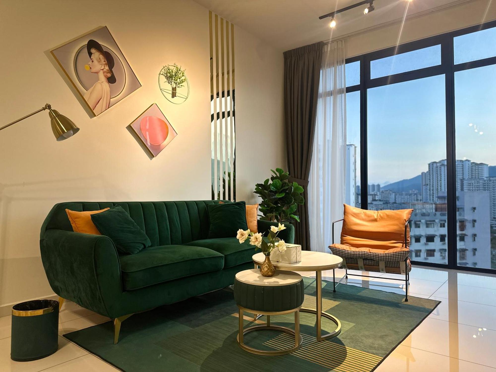 New 2Br Georgetown Warm And Lovely Homestay 10Pax-无敌美景两房民宿 Beacon Executive Suite エクステリア 写真
